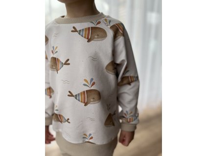 Basic mikina VELRYBY