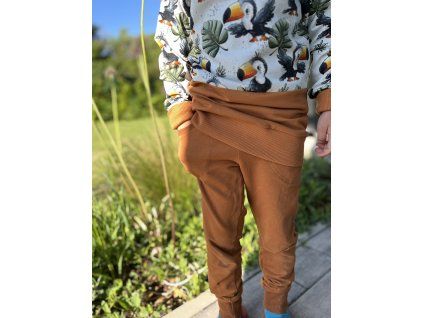 Basic tepláky KHAKI