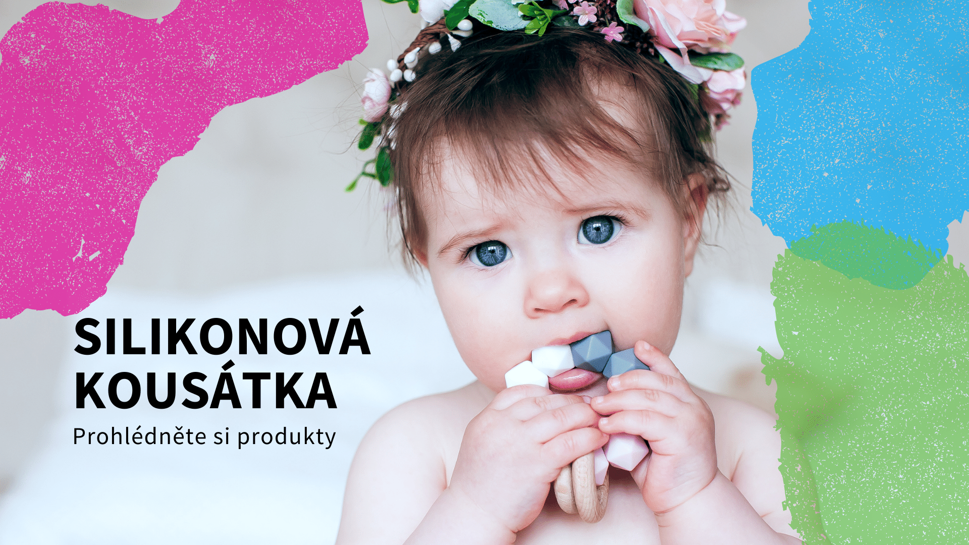 Silikonová kousátka