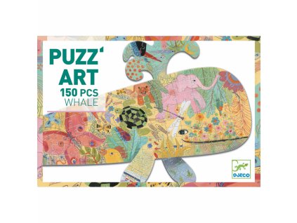 Djeco Umelecké puzzle: Veľryba 150ks