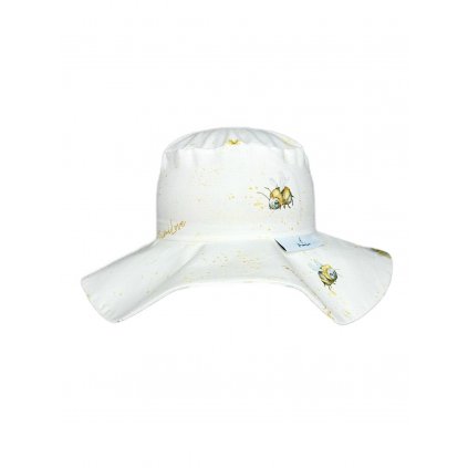 Bavlněný klobouček s MAŠLÍ vel. 0-1 rok Čmeláčci