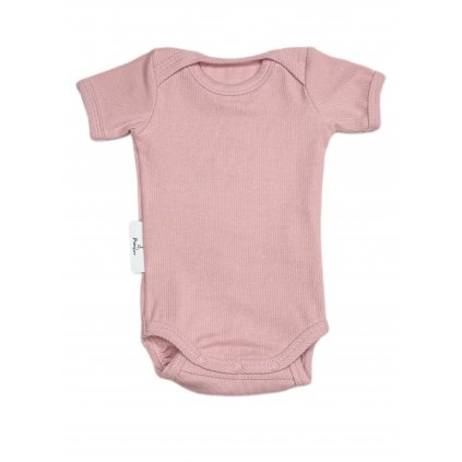 Body vel. 9-18 m. krátký rukáv Růžové