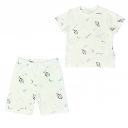 Krátké pyžamko vel. 6-9 let Balóny White