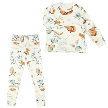 Dlouhé pyžamko vel. 2-4 let Kouzelný podzim