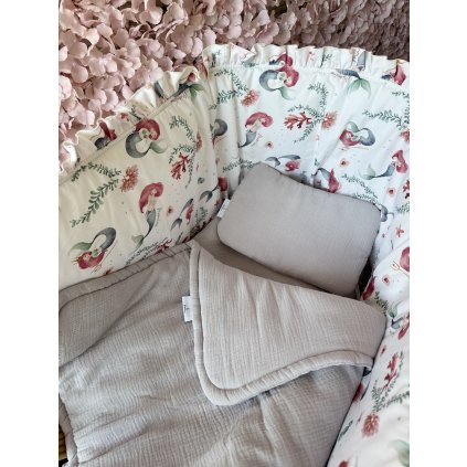 Ochranný mantinel do postýlky Mořská panna