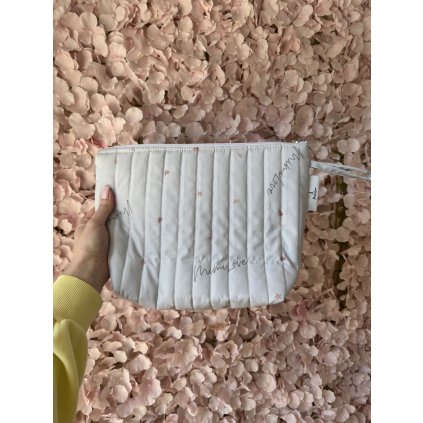 Velká prošívaná taštička PREMIUM Grey Basic