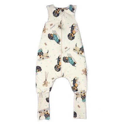 Letní spací pytel s nohavicemi od 3-5 let Pejsci