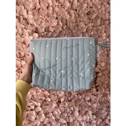 Velká prošívaná taštička PREMIUM Aqua Basic OUTLET