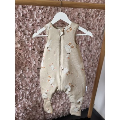 Spací pytel s nohavicemi 09-36m. Husičky Béžové