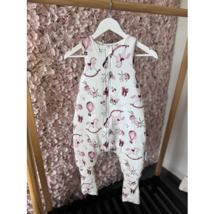 Spací pytel s nohavicemi od 3-5 let Růžový sen