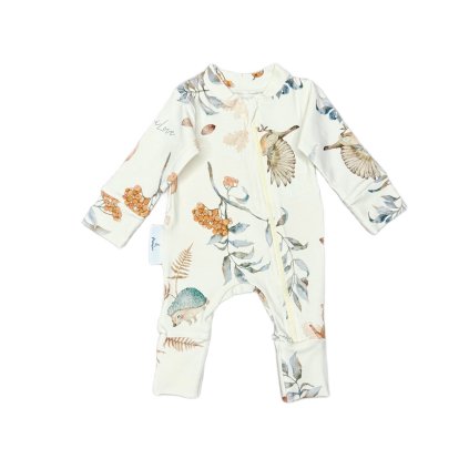 Kojenecký bavlněný overal 3-9 měsíců Kouzelný podzim OUTLET