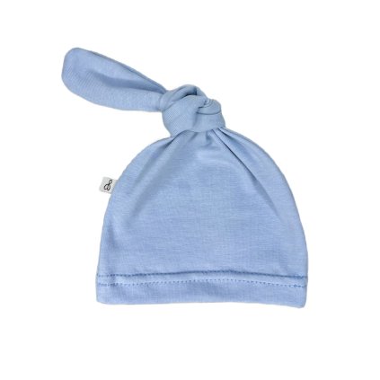 Kojenecká čepička 3-6m. Modrá OUTLET