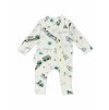 Kojenecký bavlněný overal 0-3 měsíců Vláčky White