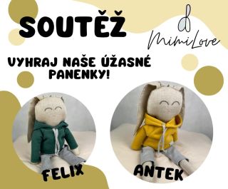 Připravili jsme si pro vás soutěž o naše úžasné ručně šité panenky! Losovat budeme tentokrát dva výherce! Zapoj se taky a...