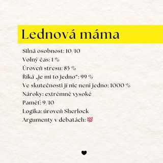 Máma je taky člověk. Člověk, který toho v sobě nese mnohem víc než jen schopnost pečovat o dítě 🤍 Poznáváš se v těchto...
