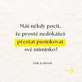 Proběhlo ti někdy hlavou, jestli náhodou toho pusinkování není příliš? Nebo ti to naopak řekl někdo jiný? 🥲 Jednoduchá...