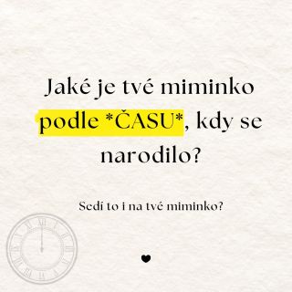 Je čas narození náhoda? Možná ano, možná ne. Na to už si odpovězte sami 😊 V numerologii se říká, že čas narození napoví,...
