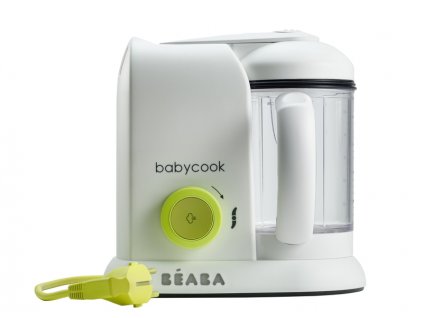 Beaba Parný varič + mixér BABYCOOK SOLO neonový