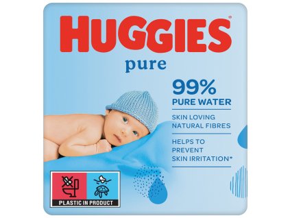 HUGGIES ® Pure Triplo Obrúsky vlhčené 56x3 ks