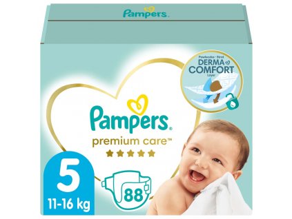 PAMPERS  Premium Care Plienky jednorazové 5 (11-16 kg) 88 ks - MEGA PACK