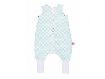 MOTHERHOOD Vak spací mušelínový s nohavicami Mint Boats 1-1,5 r 0,5 tog