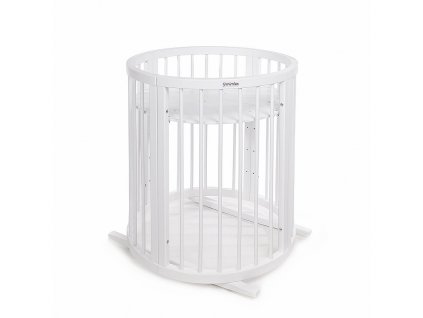 MIMIKO Postieľka rastúca okrúhla 9v1 Round White