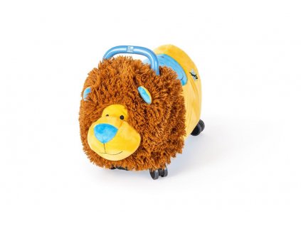 TEDDIES  Odrážadlo Funny wheels Rider Ride-On levíček plyšový modrý 12 m +