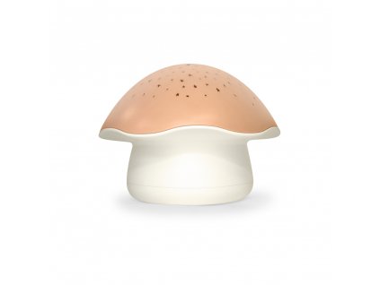 PABOBO  Projektor nočnej oblohy s bielym šumom a senzorom plaču Star Mushroom Pink