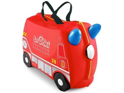 TRUNKI  Kufrík cestovný odrážadlo Hasičské auto 3r+