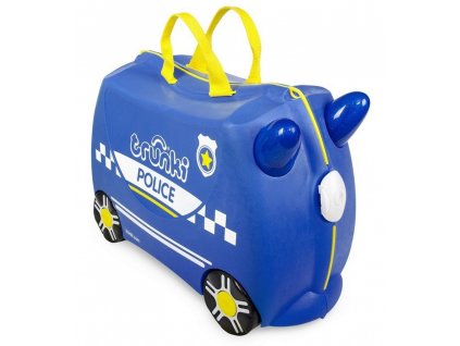 TRUNKI  Kufrík cestovný odrážadlo Policajné auto 3r+