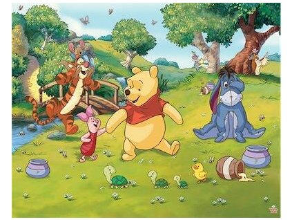 Walltastic  Winnie Pooh 3D tapeta