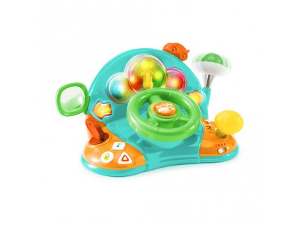 BRIGHT STARTS Hračka hudobná svetelná volant Lights & Colors Driver™ 6m+
