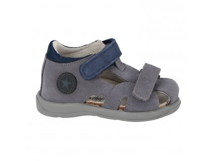 Protetika zdravotné sandále ORS T 116 A Šedo modrá