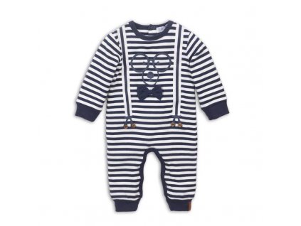 DIRKJE  Set 1dielny D-JUST BE COOL HI THERE 56 Navy+off white