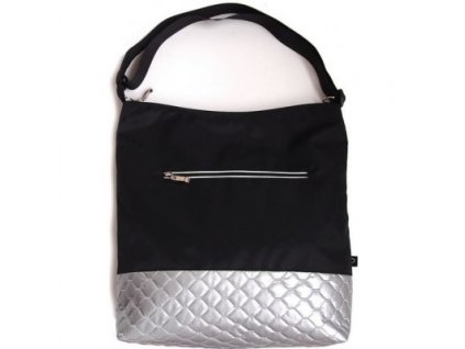 pinkie taska black silver velka