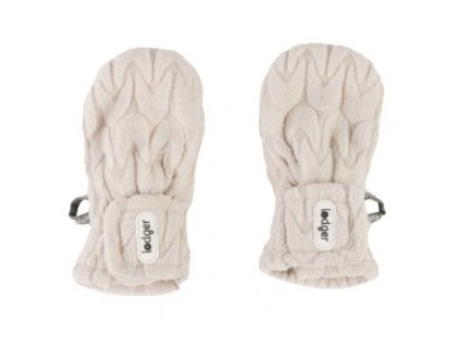 LODGER Rukavičky Mittens Empire Fleece Birch