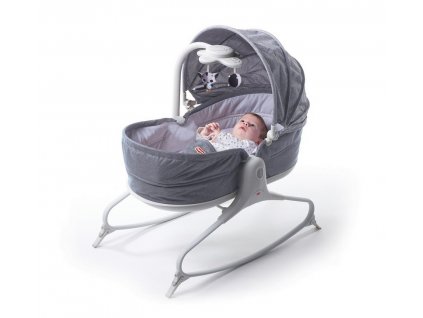 TINYLOVE TINY LOVE Lehátko kolíska so strieškou 3v1 Heather Grey, 0m+, do 9 kg