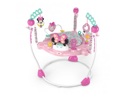 DISNEY BABY  Skákadlo/aktívne centrum 2v1 Minnie Mouse Forever Besties 6m+ do 11 kg