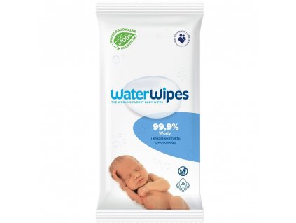 WATERWIPES  Vlhčené obrúsky bez obsahu plastov 28 ks