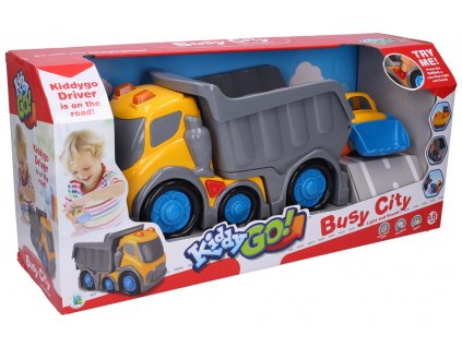 WIKY KIDDY  Auto sklápací s efektmi 31 cm buldozér 18m+