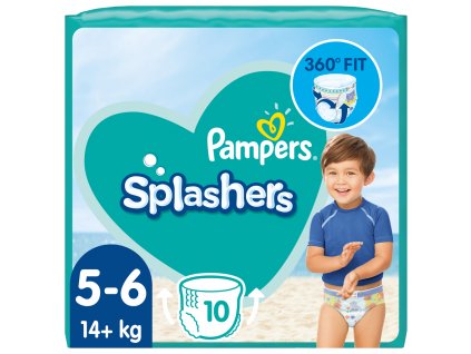 PAMPERS  Nohavičky plienkové do vody Splashers vel.5 (10 ks) 12-17 kg