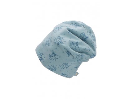 STERNTALER  Čiapka organická bavlna light blue chlapec-45 cm-6-9 m