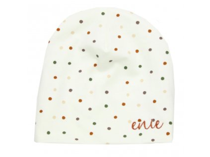 ENIE BABY  Čiapka detská Dots creme 1-3m