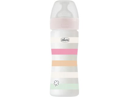 CHICCO  Fľaša dojčenská Well-being silikón 250 ml