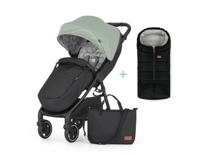 PETITE&MARS Kočík športový Royal2 Black Iron Green + PETITE&MARS fusak Jibot ZADARMO