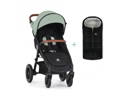 PETITE&MARS Kočík športový Street2 Air Oak Iron Green + PETITE&MARS fusak Jibot ZADARMO