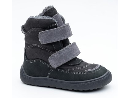 NUT black chlapcenska barefoot zimna obuv Protetika