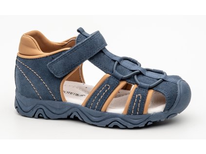 FREDO brown sandale chlapec protetika