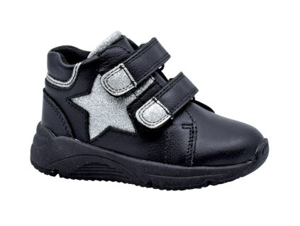 ADINA black protetika topanky dievca