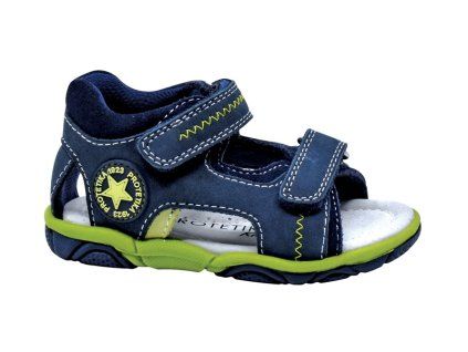 DELRON denim protetika chlapcenske sandale
